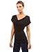 PattyBoutik Women's Cowl Neck Short Sleeve Top