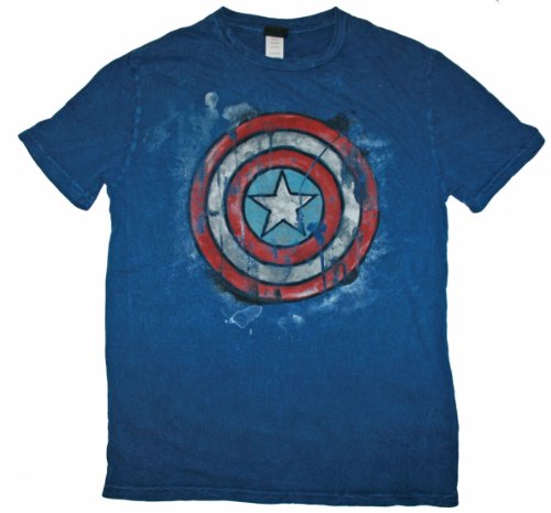  Mens Captain America Logo T Shirt