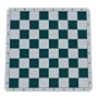 Green Silicone Tournament Chess Mat - 20 Inch Board with 2.25 Inch Squares