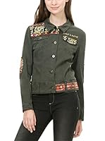 Desigual Cazadora Vaquera Marian (Verde Oscuro)