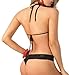 AutumnFall(TM)Women Ladies Three Point Harness Perspective lingerie Uniform (Black) (H)