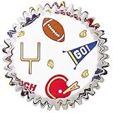 Review Wilton  / Wilton American Football Muffin Bun Cases