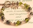 Irish Bracelet with a Claddagh Charm