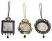 Lenox Vintage Jewel Frame Ornaments, Set of 3
