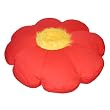 Red Flower Beanbag Floor Pillow By Elite Furniture