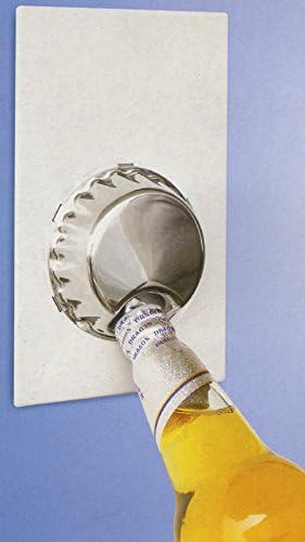 Open It Magnetic Bottle Opener - White - Attaches Magnetically to Most Metallic Surfaces