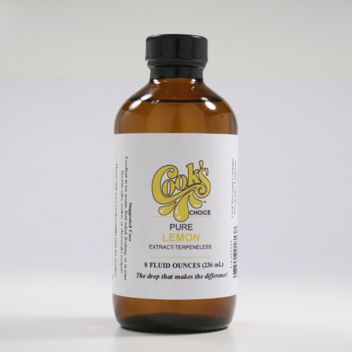 Cook's Pure Lemon Extract 8 oz