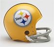 Pittsburgh Steelers (1962) Miniature Replica NFL Throwback Helmet w/2-Bar Mask
