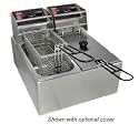 Cecilware Countertop Split Pot Fryer, electric, 6 lb