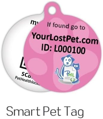 Pet Health Locker SMART Pet Tag Small Pink, SP