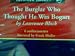 The Burglar Who Thought He Was Bogart (Audio Cassette)