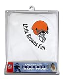 Cleveland Browns Hooded Baby Towel (White)