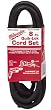 Milwaukee 48-76-4008 Quik-Lok 8-Foot 3 Wire Grounded Cord