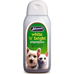 Johnsons Dog & Cat Grooming Shampoo White N Bright 200ml-200ml