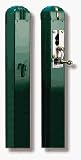 Green Wimbledon Square 3 Tennis Posts from Edwards Sports - 1 Pair