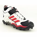 Adidas Mayhem Mid Mens SZ 17 White RWht/Coll.Red/Black Football Cleats Shoes