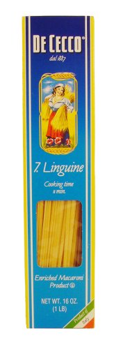 De Cecco Pasta Pasta Linguine 16 oz. (Pack of 20)