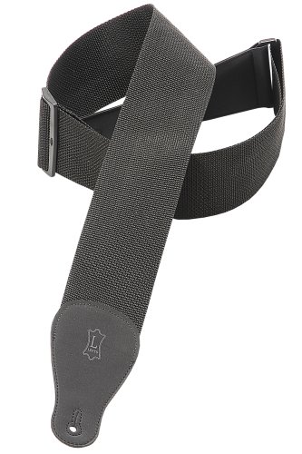 Levy's Leathers 3 Polypropylene Guitar Strap,Black