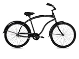 Cadillac Mens El Dorado 21-Inch Cruiser Bikes, Grey Finish