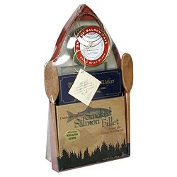 Kasilof Fish Company Smoked Salmon and Boat Photo Frame, 7-Ounce Unit