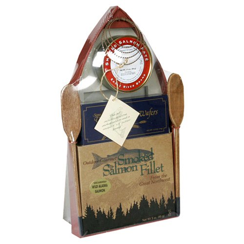 Kasilof Fish Company Smoked Salmon and Boat Photo Frame, 7-Ounce Unit by Kasilof