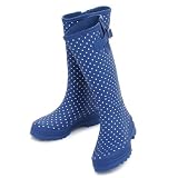Cath Kidston キャスキッドソン W014 MINI DOT BLUE 長靴 ラバーレインブーツ