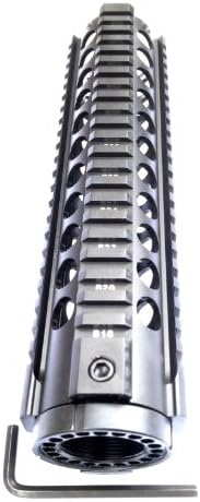 Ade Advanced Optics Rifle Mid Length Aluminum Accessory Mount for Lasers Flashlights Optics Scopes Sights Bipods Free Float, 10-Inch