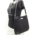 GUCCI Brown Demin With Leather Trim Shoulder bag - 196140