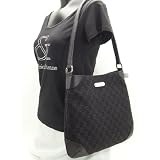 GUCCI Brown Demin With Leather Trim Shoulder bag - 196140