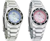 Freestyle Womens Laguna Bonita Stainless Steel Water Proof Watch 62730 & 62732 Pink Silver Ladies Girls Wristwatch Watch New Authorized Dealer Full Warranty On Sale Surf Surfing Surfer Swim Swimmer Swimming Scuba Dive Diving Diver