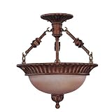 Nuvo Lighting Belvedere Semi-Flush Ceiling Light