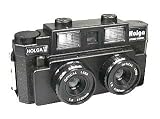  : Lomography Holga 120-3D Stereo Camera with Built-in Flash and Brass Tripod Mount