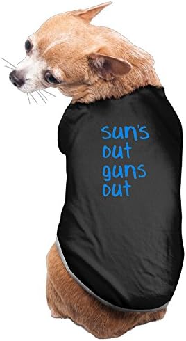 Sun's Out Guns Out Graphic Print Dog Apparel Shirt