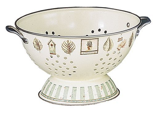 Pfaltzgraff Naturewood 5--Quart Enamel Steel Colander