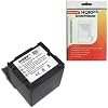 HQRP Replacement Extended Capacity Battery (Grade-A Cells) for Panasonic PV-GS19, PV-GS29, PV-GS31 MiniDV Camcorder plus HQRP Screen Protector