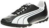 Puma V6-10 TT, Chaussures entrainement football mixte adulte - Noir/Blanc, 39 EU
