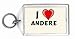I Love Andere Keychain