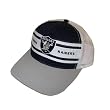 Oakland Raiders Mesh-Back Trucker Baseball Cap - Adjustable, Officially Licensed National Football League Baseball Cap