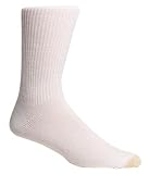 Ouro Toe Mens Fluffies Sock Casual, Branco, 3 Pack Sock Tamanho 10 13 41R9RD05V1L. SL160 Gold Toe Mens Fluffies Casual Sock, White, 3 Pack Sock Size 10 13