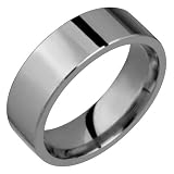 Amour Classic Flat Style Titanium Band