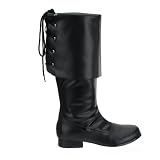 Pirate Boot Costume Boot Black Mens Sizing Renaissance