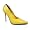 Yellow Patent. 4 1/2'' Heel