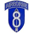 U.S. Army 8th Airborne Infantry Division Pin 1"
