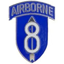 U.S. Army 8th Airborne Infantry Division Pin 1"