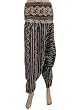 Womens Bohemian Capri Baggy Yoga Hippy Genie Aladdin Harem Pants 38"