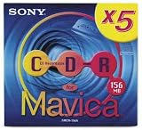 Sony 5MCR-156A 8cm (3) CD-R Disc for Mavica Digital Cameras (5-pack)
