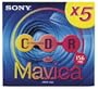 Sony 5MCR-156A 8cm (3") CD-R Disc for Mavica Digital Cameras (5-pack)