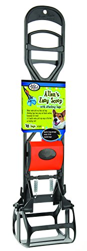 Four Paws Regular Black Allen's Easy Dog Scooper With Extra Large Bags
