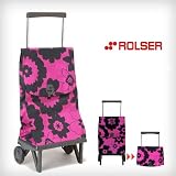 ROLSER ロルサー　フォールディングショッピングカート　フラワーシリーズ【カラー：ピンク】