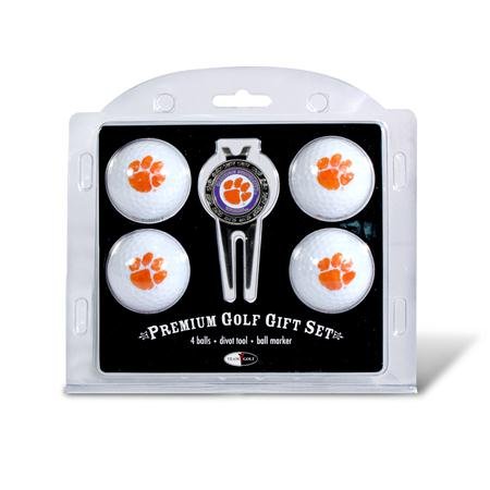 Clemson Tigers Ncaa 4 Team Logo Golf Ball Divot Tool Set